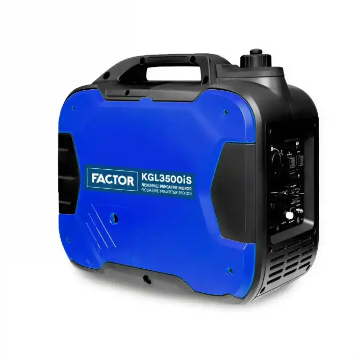 Factor KGL3500IS İpli İnvertör Monofaze Benzinli Jeneratör 3,5 kW