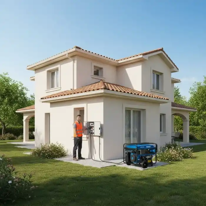 Factor KGL8000CE İpli Marşlı Monofaze Benzinli Jeneratör 8,1 kVa