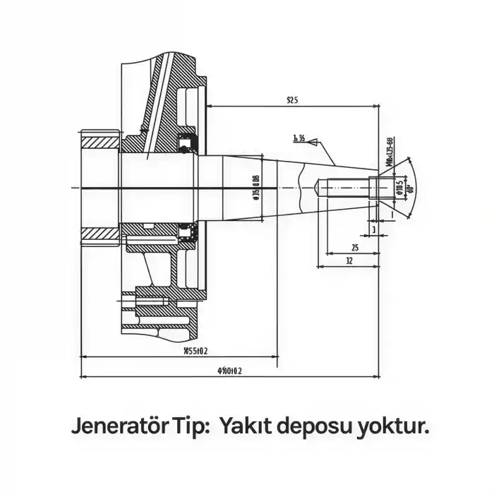 Factor MG740GHE Marşlı İpli Konik 22Hp Benzinli Motor