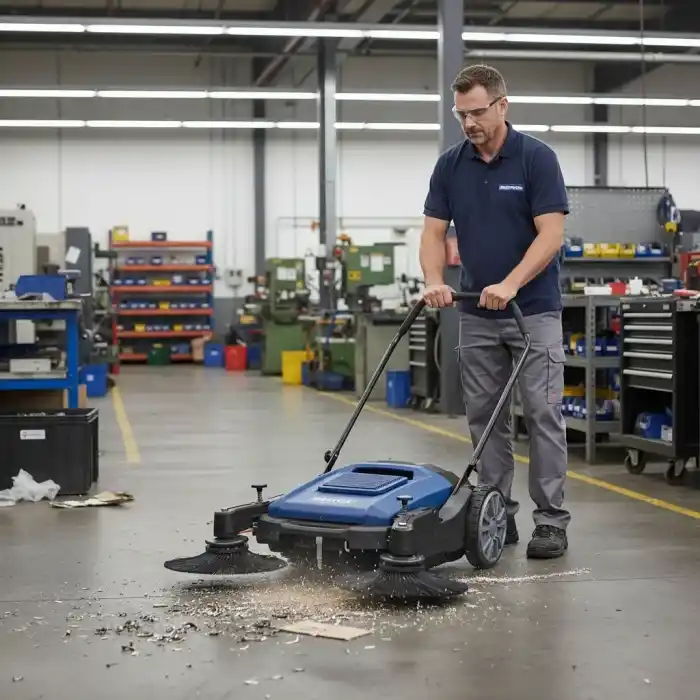 Factor PSM1050 Maunel Zemin Süpürme Temizleme Makinesi