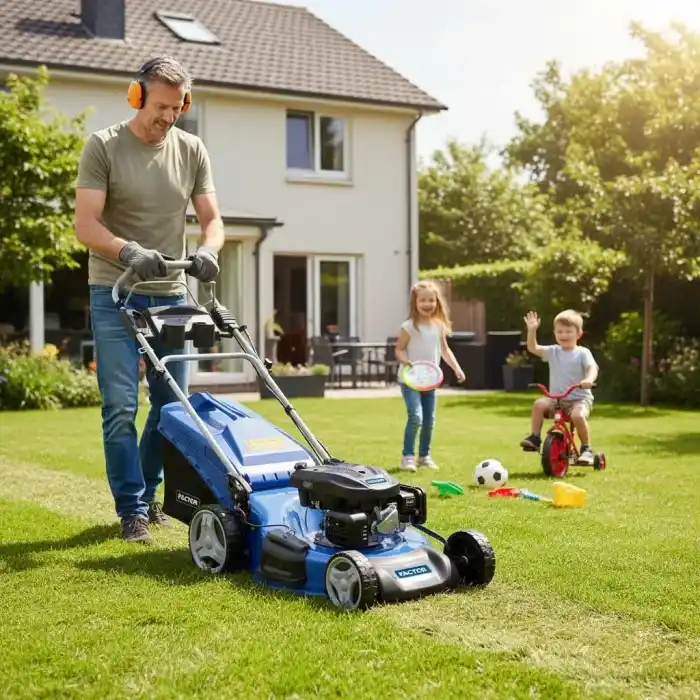 Factor UMS56 Şanzımanlı Benzinli Çim Biçme Makinesi 55 cm