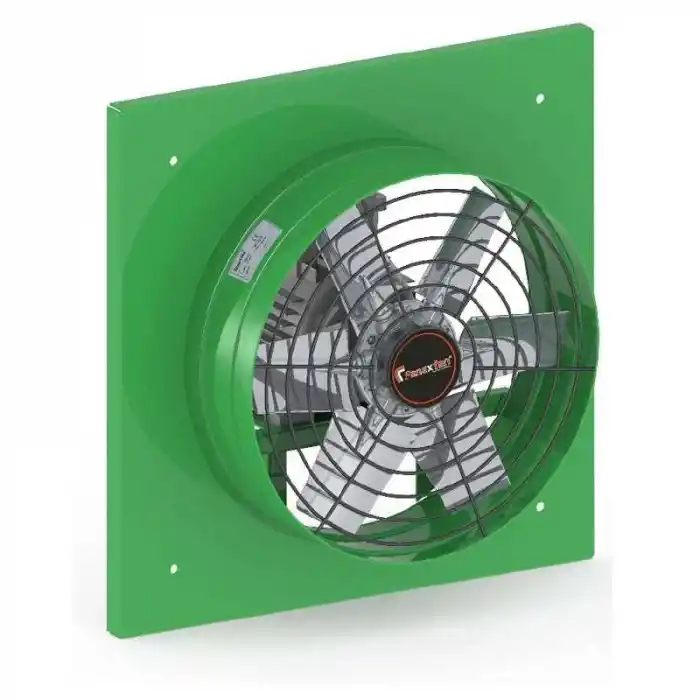 Fanexfan FAL-K-350-01 Alüminyum Pervaneli Kare Kasalı Aksiyal Aspiratör Monofaze