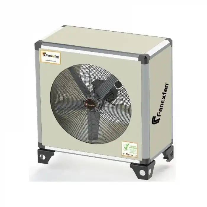 Fanexfan FDBK-125 Kabinli Yangın Duman Egzoz ve Basınçlandırma Aspiratörü (Alüminyum Pervaneli, Çift Cidarlı) Trifaze