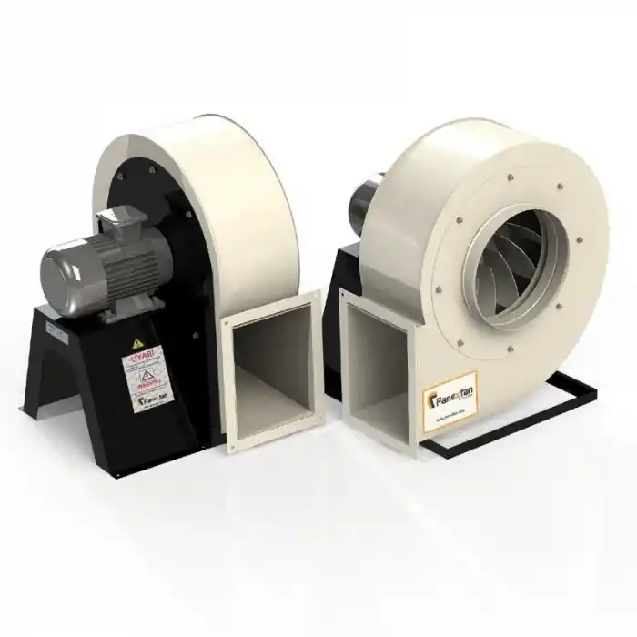 Fanexfan FPGA-5,5 Plastik Gövde ve Plastik Pervaneli Seyrek Kanatlı Asitli Ortam Fanı Trifaze