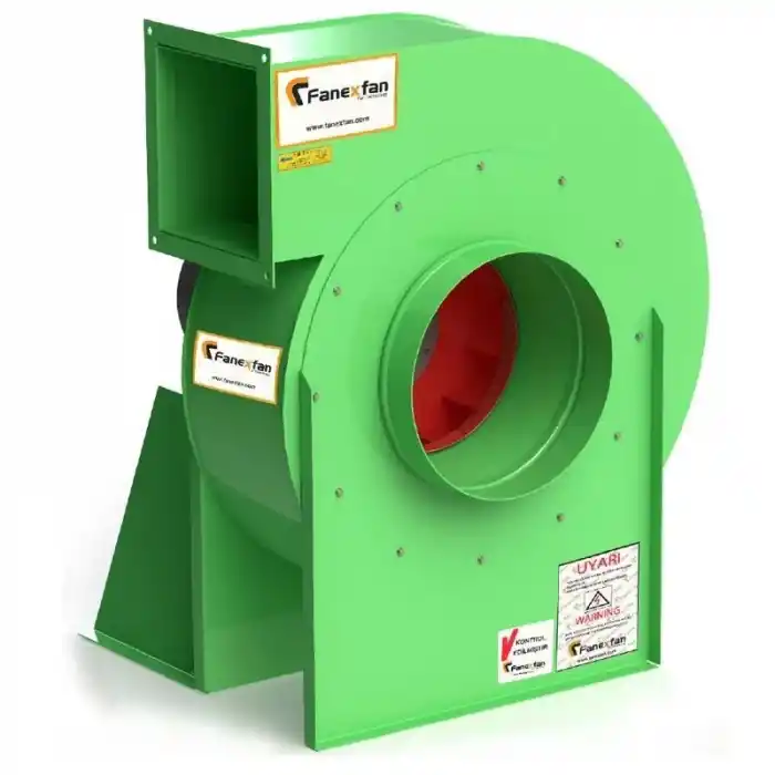 Fanexfan FRK-5.5 Geriye Eğik Orta Basınçlı Konikli Salyangoz Fan Trifaze