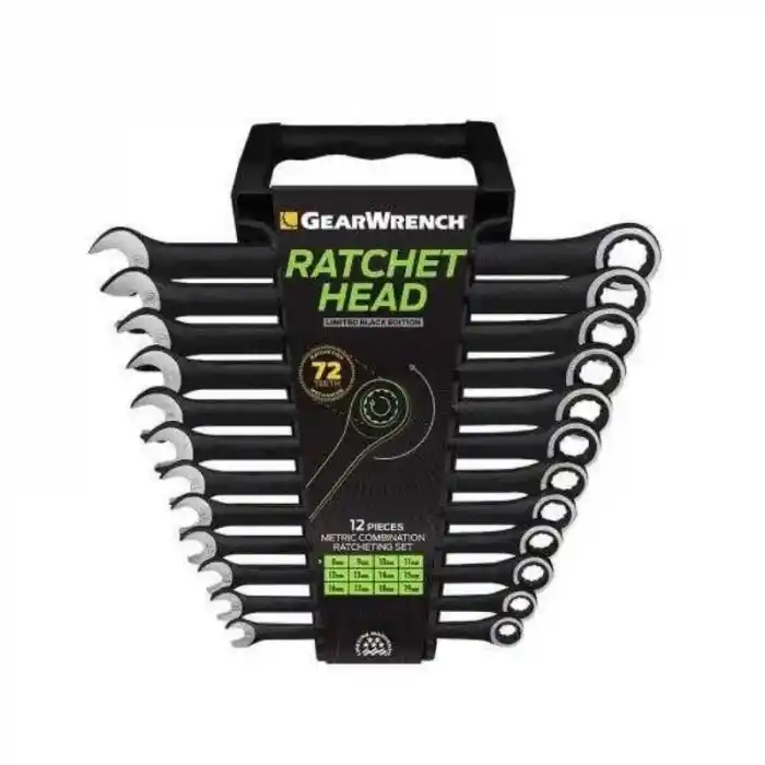 GEAR WRENCH 9412BE Kombine Circirli Metrik ve 12 Parça Anahtar Seti