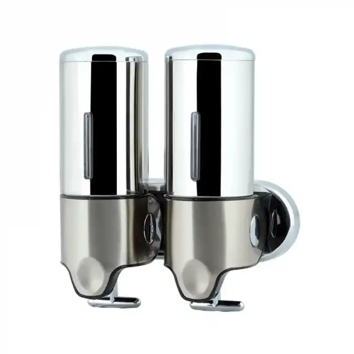 Genesit GS500S Manuel İkili Alttan çekmeli Sıvı Sabunluk | Krom