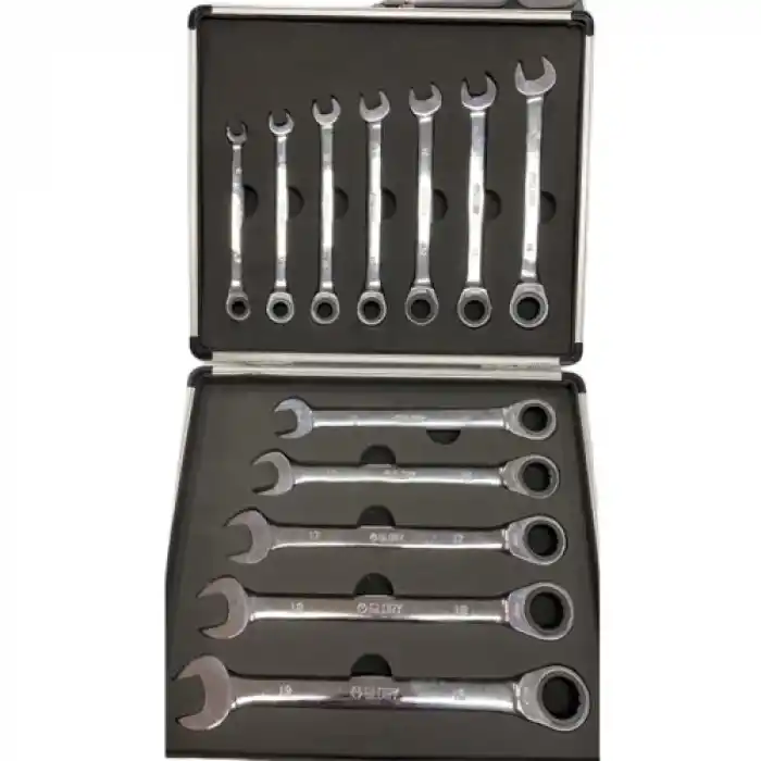 Glory Cırcırlı Kombine Anahtar Takımı 8-19mm 12 Parça