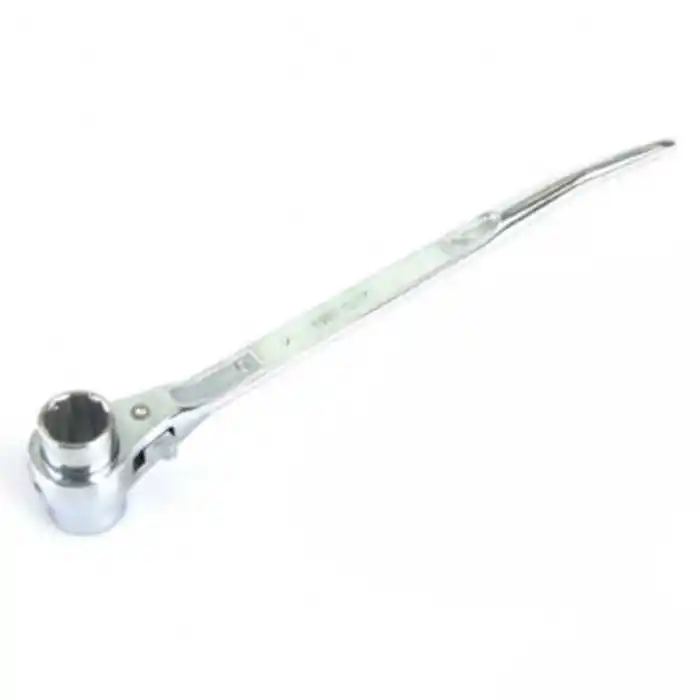 Glory HL1306 19x22mm Kromajlı Kazıklı Lokma Cırcır Anahtarı