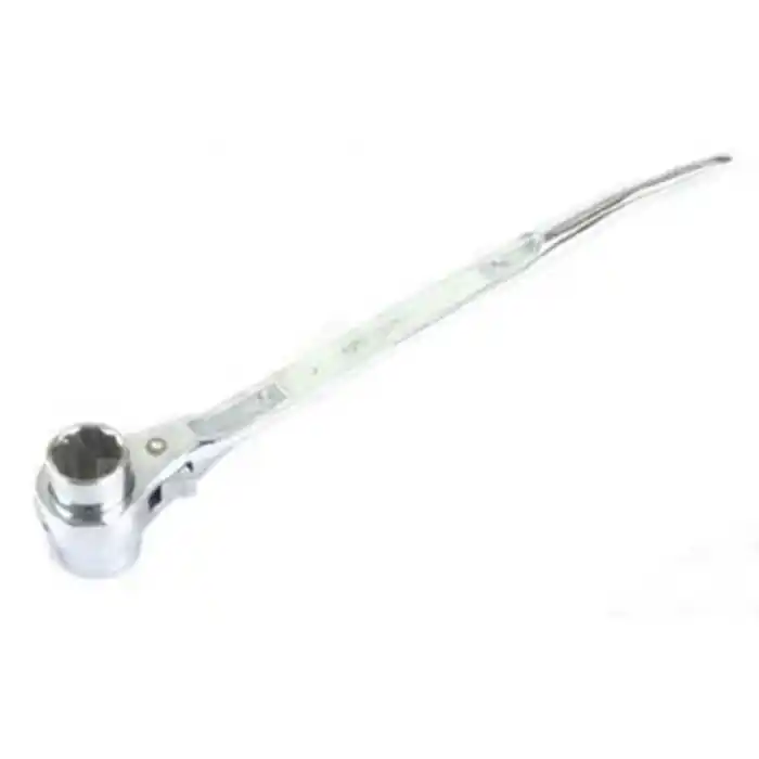 Glory HL1307 21x22mm Kromajlı Kazıklı Lokma Cırcır İskele Anahtarı