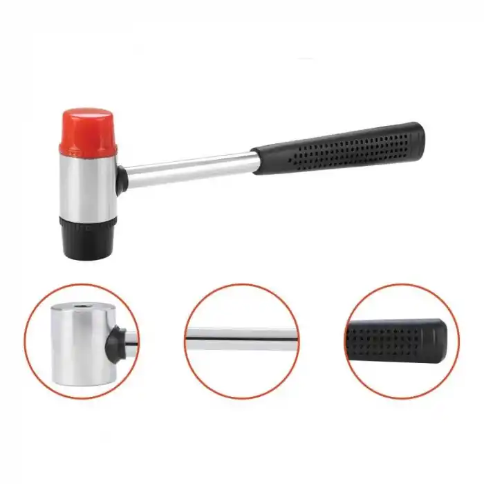 Groz 34575 Değiştirilebilir Kafalı Metal Kırılmaz Saplı Çekiç Seti KIT/HMR/SF/4ST