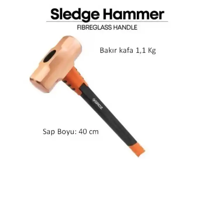Groz 36940 Fiber Saplı Bakır Madırga 1,1 Kg