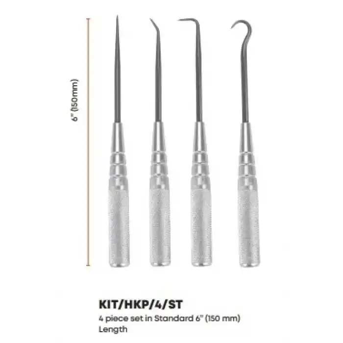 Groz BIZ Tornavida Seti 4`lü KIT/HKP/4/ST 03251