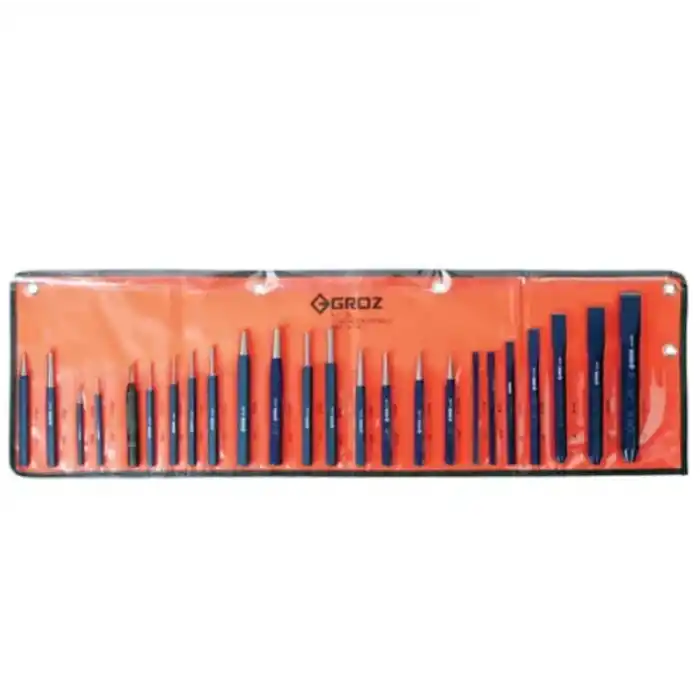 Groz KIT/24/ST 24lü Pim Zımba ve Keski Takımı