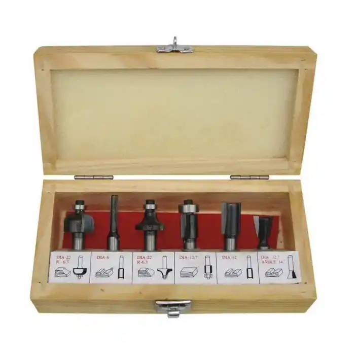 Güde 58315 6 Parça Freze Uç Seti