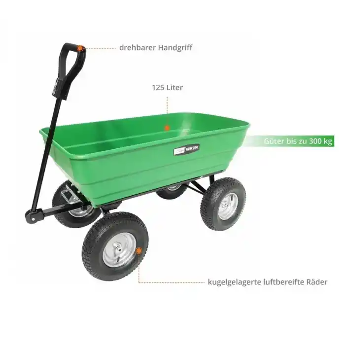 Güde 94337 Bahçe Arabası 300Kg