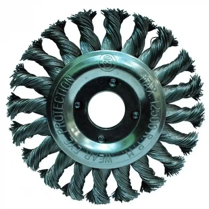 Hawk HA10187 125mm Gri Burma Telli Daire Fırça