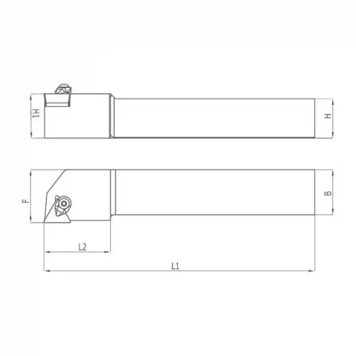 Heikenei CTGPR 25x25 M22 Dış Çap Tornalama Kateri