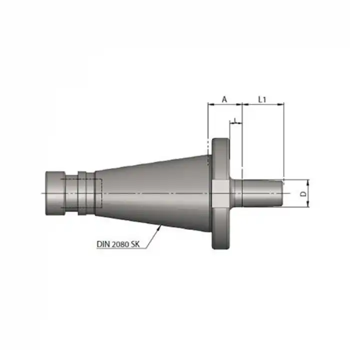 Heikenei DK40 B16-18 Mandren Malafası DIN2080