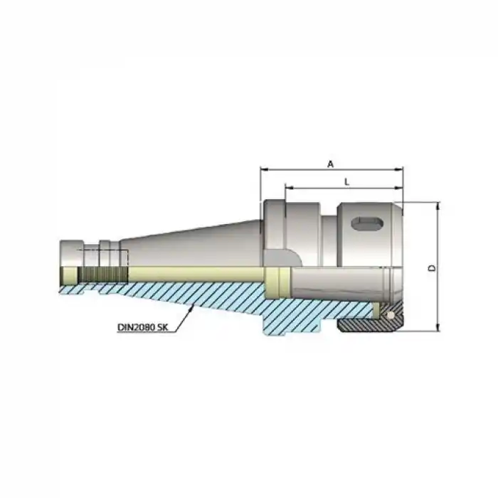 Heikenei DK40 E444-66 Pens Başlığı E Tipi DIN2080