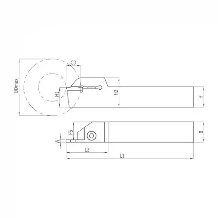 Heikenei DKT TT 25x25 3C Dış Çap Kanal Kateri