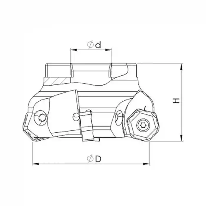 Heikenei EM45 125x10 040 HN..0905 Tarama Başlığı KNM