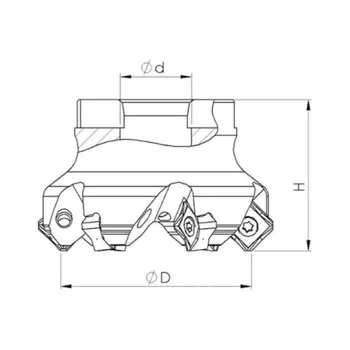 Heikenei EM45 80x7 027 SN..1305 Tarama Başlığı ISCR