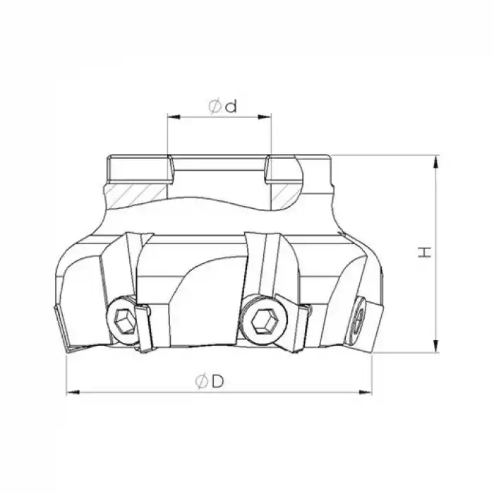Heikenei EM75 125x10 040 SPKN 1203 Tarama Başlığı ISO