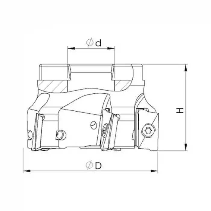 Heikenei EM90 100x8 032 AP..18 Tarama Başlığı DJT