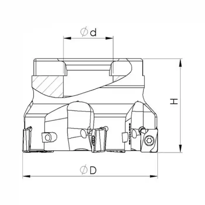 Heikenei EM90 160x12 040 ANGX 1506 Tarama Başlığı ZCC