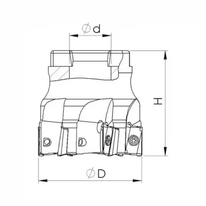 Heikenei EM90 40x6 016 APMT 11T3 Tarama Başlığı KRLY