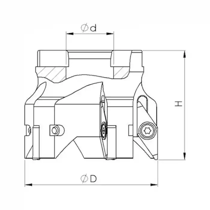 Heikenei EM90 50x3 022 VCGT 2205 Tarama Başlığı ISO