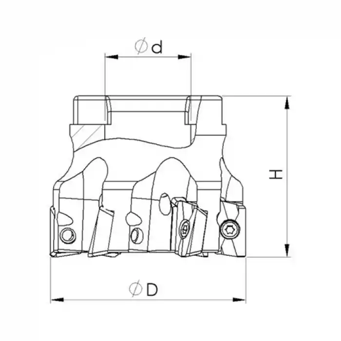Heikenei EM90 50x6 022 APKT 1204 Tarama Başlığı TT