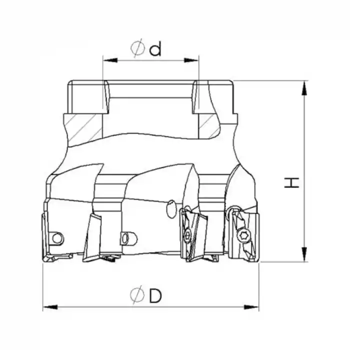 Heikenei EM90 63x7 022 R390 11T3 Tarama Başlığı SNDVK