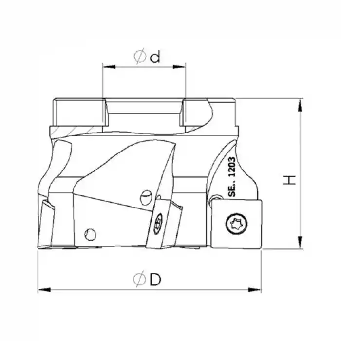 Heikenei EM90 80x6 027 SEET 1203 Tarama Başlığı ZCC