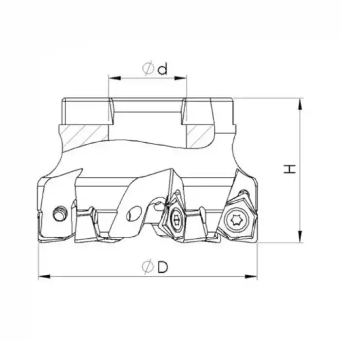 Heikenei EM90 80x6 027 WNMU 0806 Tarama Başlığı SNG