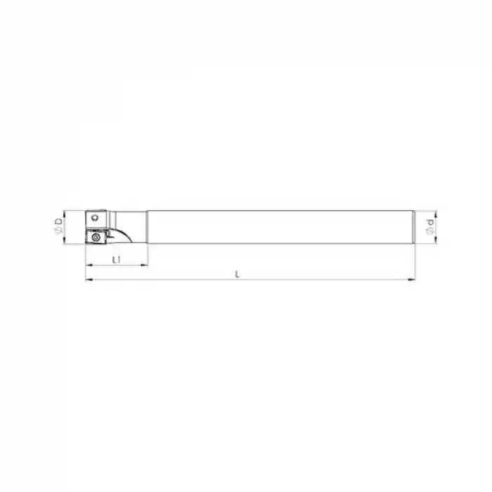 Heikenei EM90 D25 W25 L160 Z03 APKT 1003 Silindir Saplı Takma Uçlu Freze KYCR