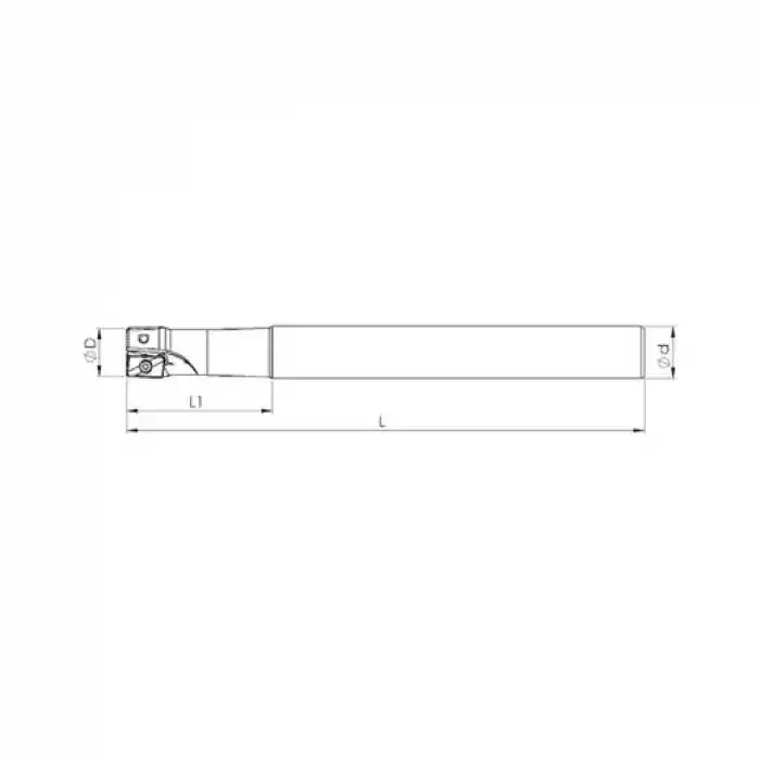 Heikenei EM90 D26 W25 L160 Z03 APKT 11T3 Silindir Saplı Takma Uçlu Freze ZCC