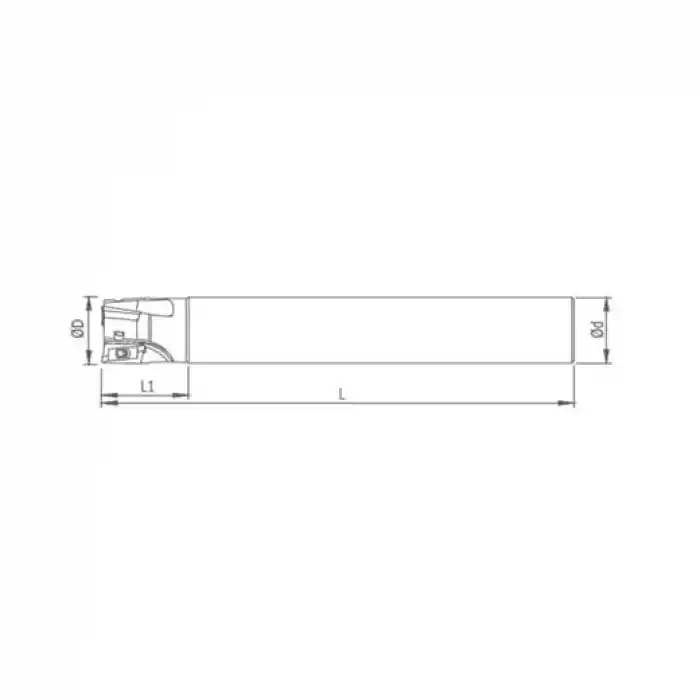 Heikenei EM90 D32 W32 L170 Z03 APKT 1604 Silindir Saplı Takma Uçlu Freze ZCC