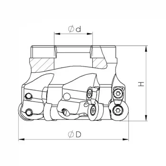 Heikenei EMR 80x7 027 RDKW 1204 Tarama Başlığı ISO