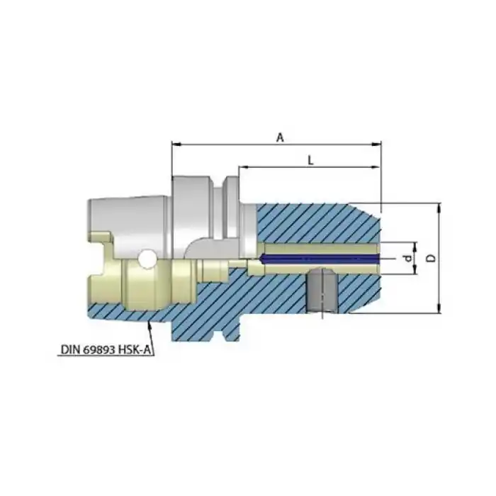 Heikenei HSK100-A Ø12-80 K Veldon Tutucu DIN69893