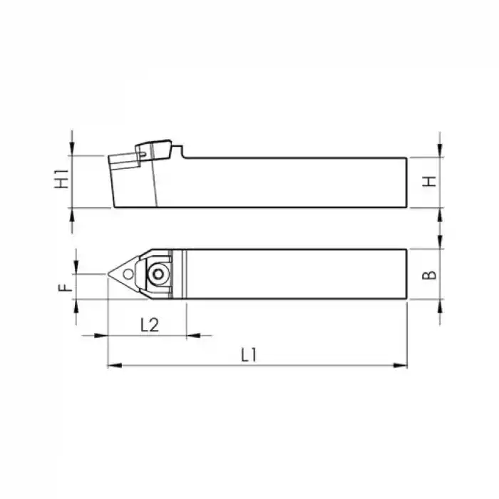 Heikenei MTENN 25x25 M16 Dış Çap Tornalama Kateri