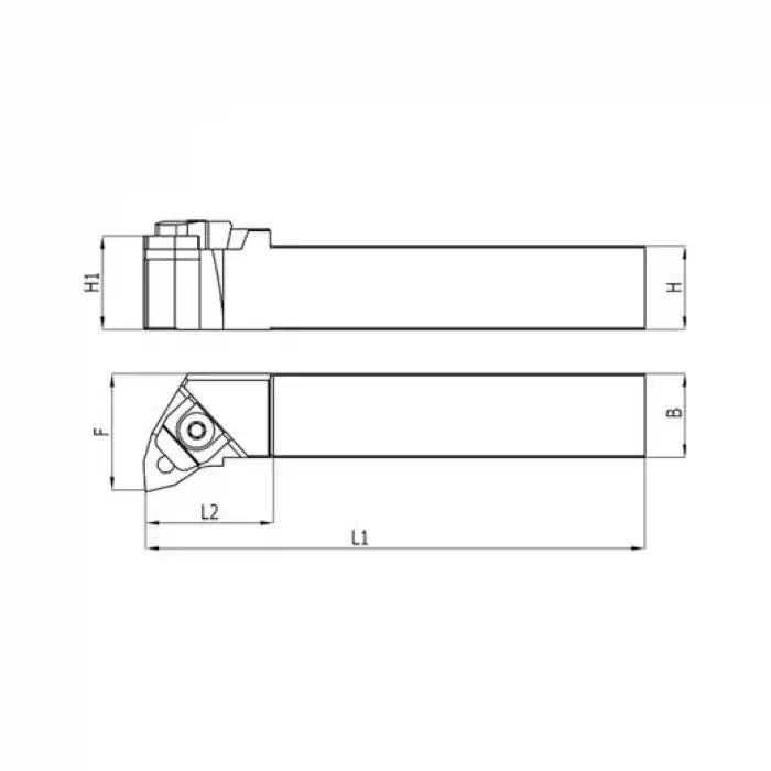 Heikenei MWLNR 25x25 M06 Dış Çap Tornalama Kateri