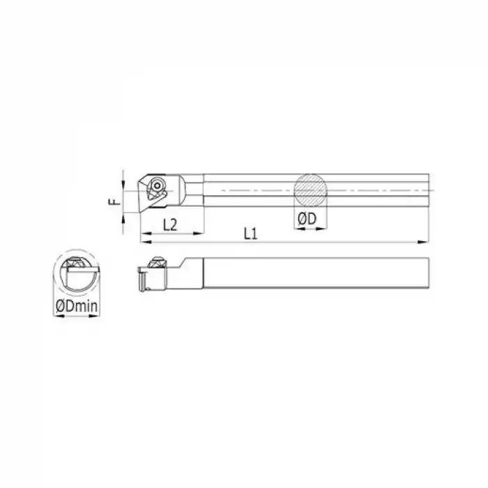 Heikenei S20R CTUPR 16 İç Çap Tornalama Kateri