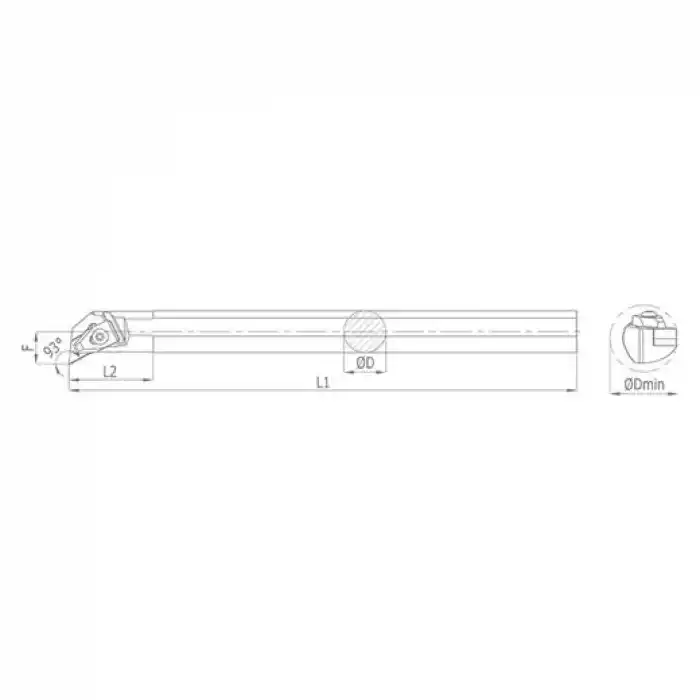 Heikenei S20R TDUNL 11 İç Çap Tornalama Kateri