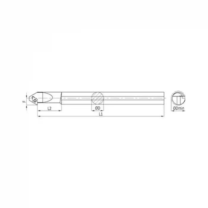 Heikenei S25S SDXCR 11 İç Çap Tornalama Kateri