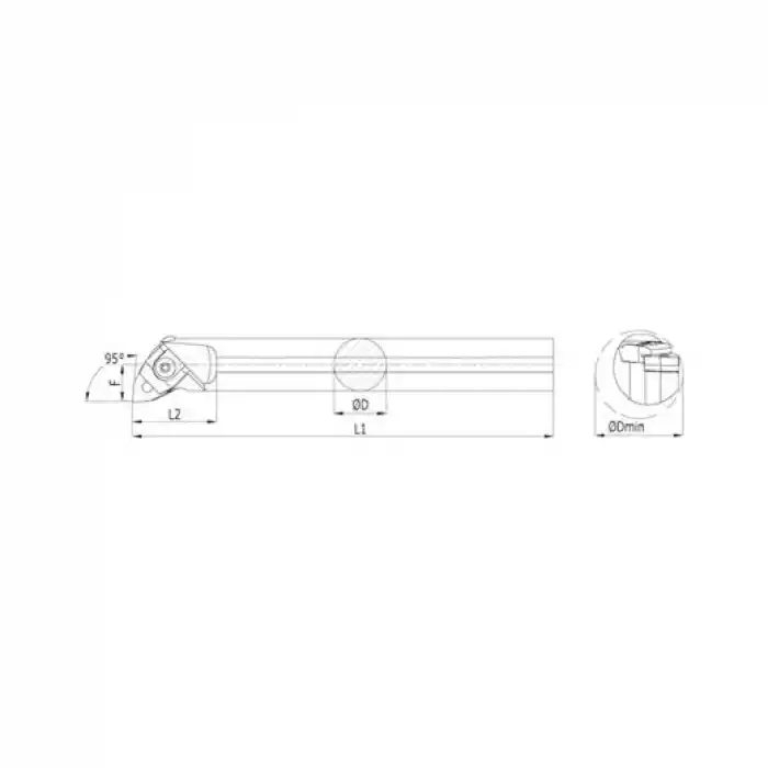 Heikenei S40V MWLNR 08 İç Çap Tornalama Kateri