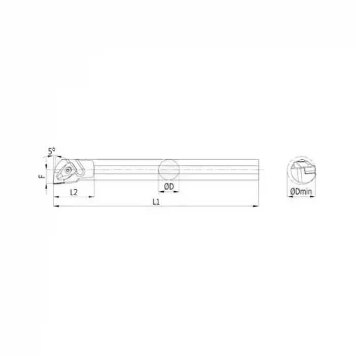 Heikenei S40V TCLNR 19 İç Çap Tornalama Kateri