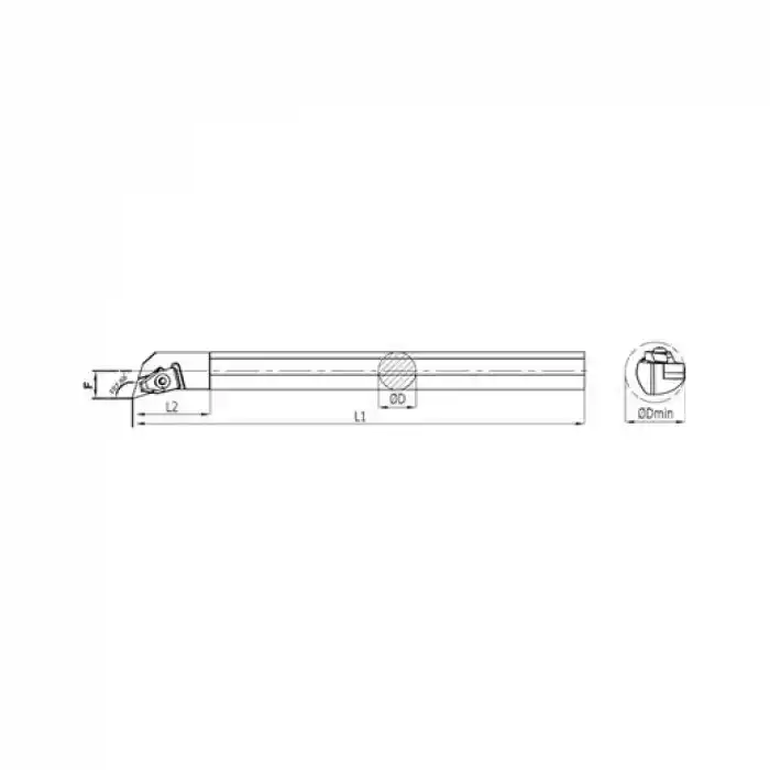 Heikenei S40V TDQNR 15 İç Çap Tornalama Kateri
