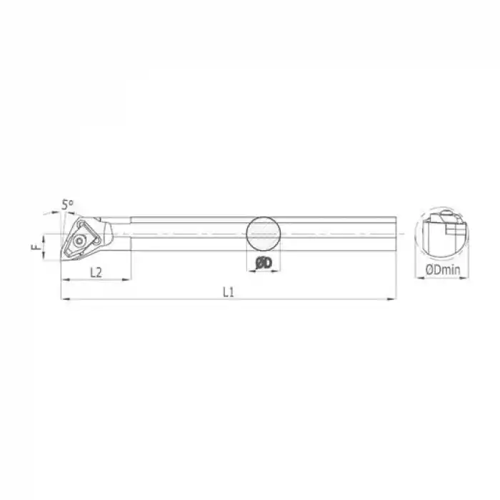 Heikenei S50W TWLNL 08 İç Çap Tornalama Kateri